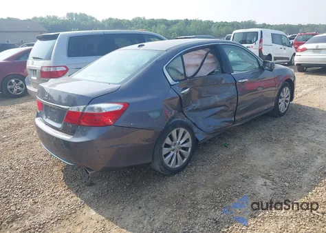 2014 Honda Accord Ex-L V-6 from USA, damaged, VIN 1HGCR3F85EA009135